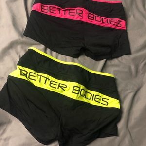 2 pair of better bodies shorts